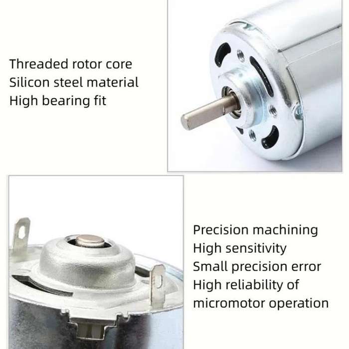 24V 10000RPM 795 Dual Ball DC Motor Juicer Pump High Torque Motor