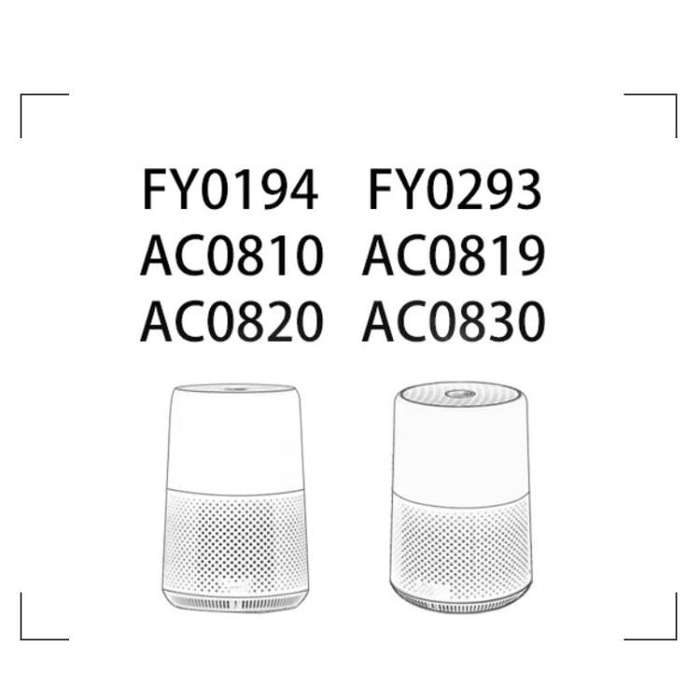 FY0194 HEPA Filter For Philips Air Purifier AC0820 / AC0830 / AC0810 / AC0819