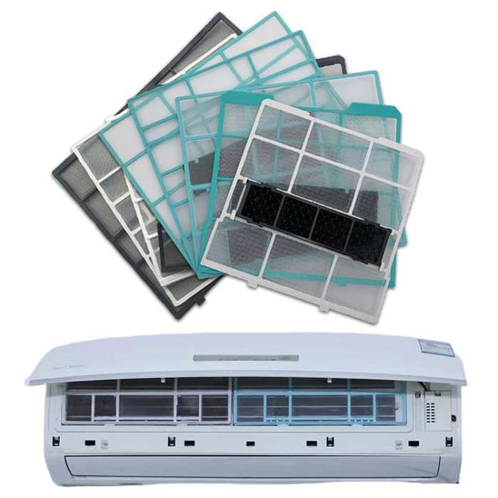 32.5x28cm Filter Mesh For Midea Air Conditioner Replacement 1/1.5/2 HP Wall-Mounted Indoor Units