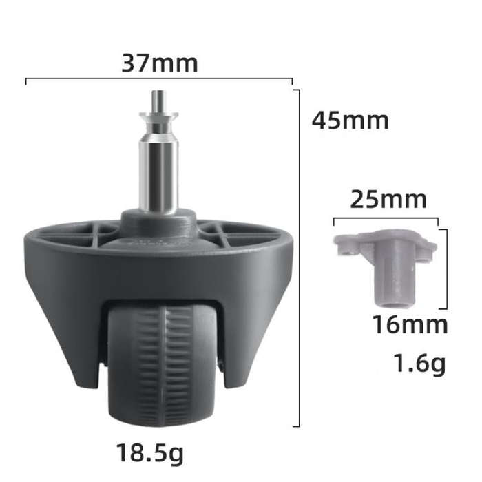 For NARWAL J4 Smart Sweeper Universal Wheel Guide Wheel Accessories, Spec: Without Stand