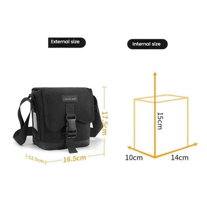 Cwatcun D186 Small Anti-scratch Lightweight Camera Shoulder Bag Camera Portable Crossbody Storage...