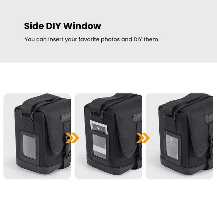 Cwatcun D186 Small Anti-scratch Lightweight Camera Shoulder Bag Camera Portable Crossbody Storage...