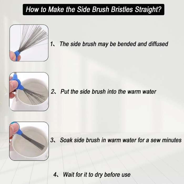For NARWAL Xiaoyao 001 / Light Dust Collection Edition 1pair Side Brushes Sweeping Robot Accessories