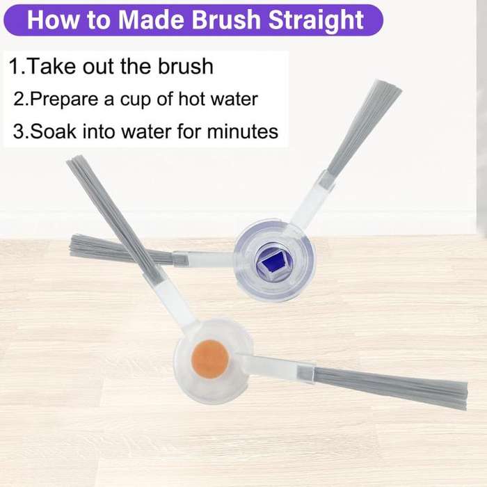 For NARWAL Xiaoyao 001 Max 1pair Side Brushes Sweeping Robot Accessories