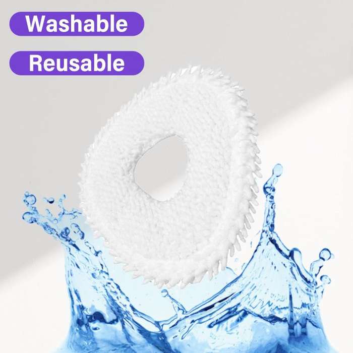 For NARWAL Xiaoyao 001 / J4 / J4 Lite / J3 / J2 / J1 Gray Thicken Rag Sweeping Robot Accessories