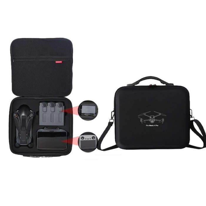 For DJI Mavic 4 Pro Fly More Combo / Creator Combo Carrying Case Durable PU Crossbody Shoulder Ba...