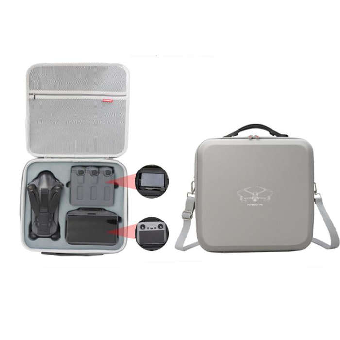 For DJI Mavic 4 Pro Fly More Combo / Creator Combo Carrying Case Durable PU Crossbody Shoulder Ba...