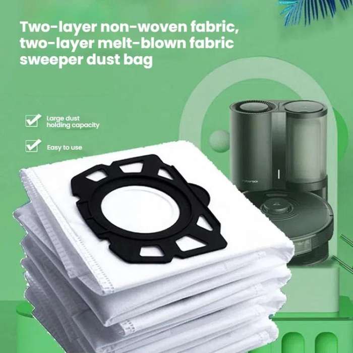 4pcs /Pack Dust Bag For Karcher WD4 / WD5 / WD6 / MV4 / MV5 / MV6 Vacuum Cleaner Replacement(White)