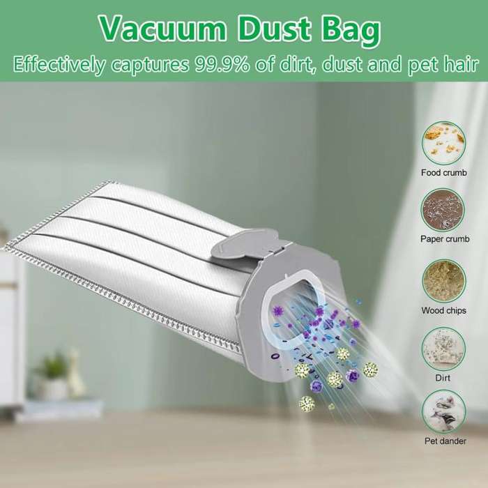 2pcs Dust Bag For Vorwerk Kobold FP7 / VK7 Sweeping Robot Accessories