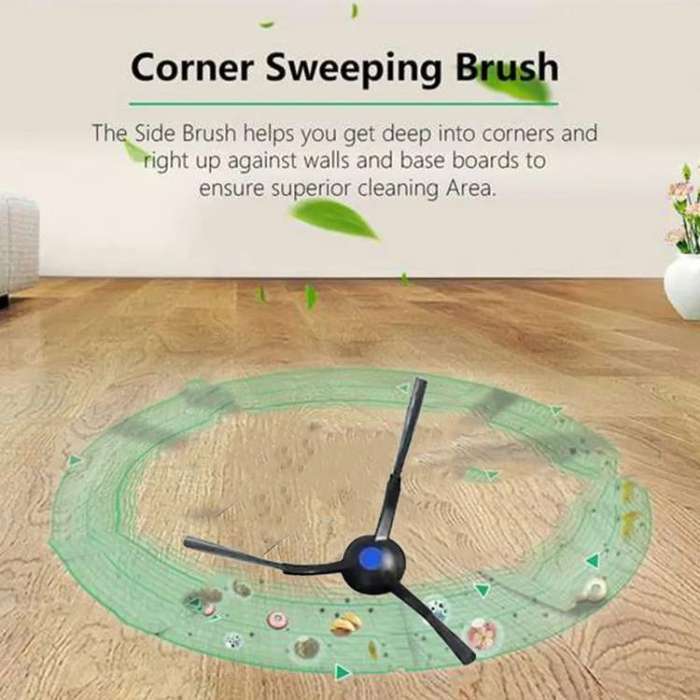 For ECOVACS Deebot T30 Pro / MAX Auto Sweeper Accessories, Spec: 4pcs Side Brushes