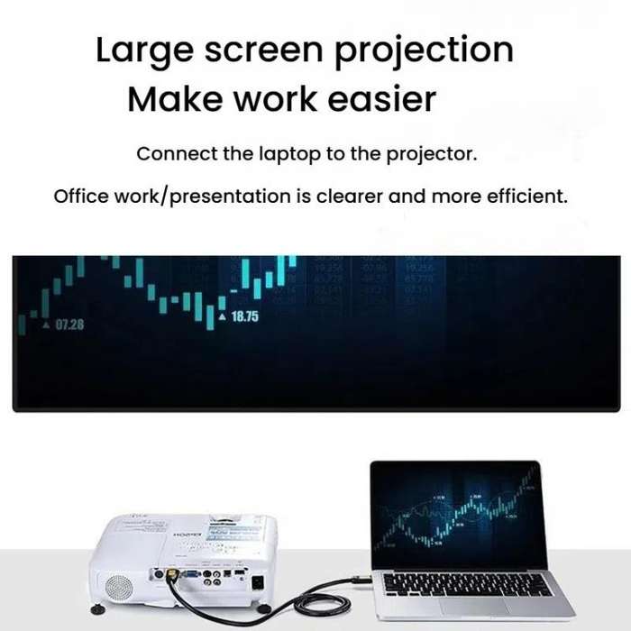 VegGieg HHI HDMI 2.0 HD Cable 4K 60Hz Television Computer Monitor Projector Video Connection Cabl...