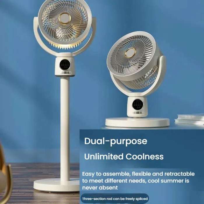 Air Circulation Fan Turbo Light Convection Standing Fan Remote Control Timer Floor Fan, Style: Re...