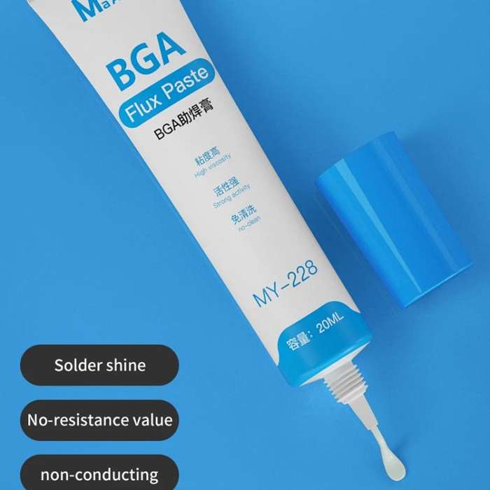 MaAnt MY-228 Chip Cell Phone Repair Soldering BGA Flux Paste No Lead / Halogen Flux No Cleaning