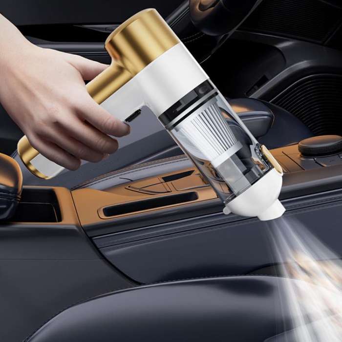 SUITU ST-6692Plus Car Power Suction Vacuum Cleaner Household Handheld Small Vacuum Cleaner(White ...