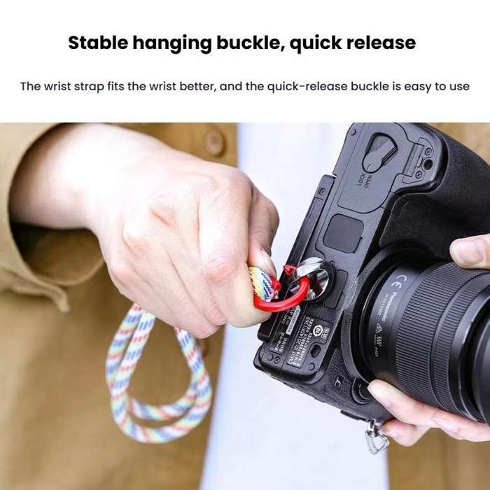 Cwatcun D189 Camera Wrist Strap Comfortable Stress Relief Quick Release Hand Strap