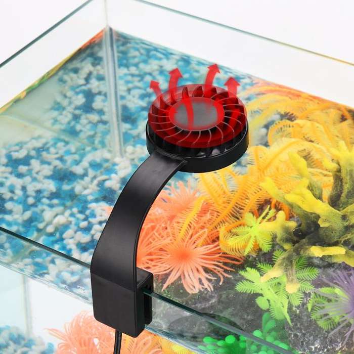 220V 5W Blue White Aquarium LED Clip Light with 12 LEDs USB Powered Mini Fish Tank Light for Aqua...