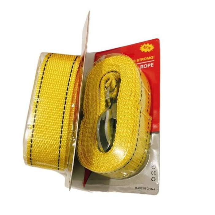 Heavy Duty 4M 3Ton Emergency Towing Rope for Cars, Trucks, SUV(Yellow)