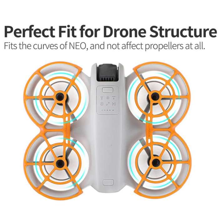 For DJI NEO Sunnylife NE-KC863 Paddle Blade Protective Cover Anti-Collision Ring(Gray)