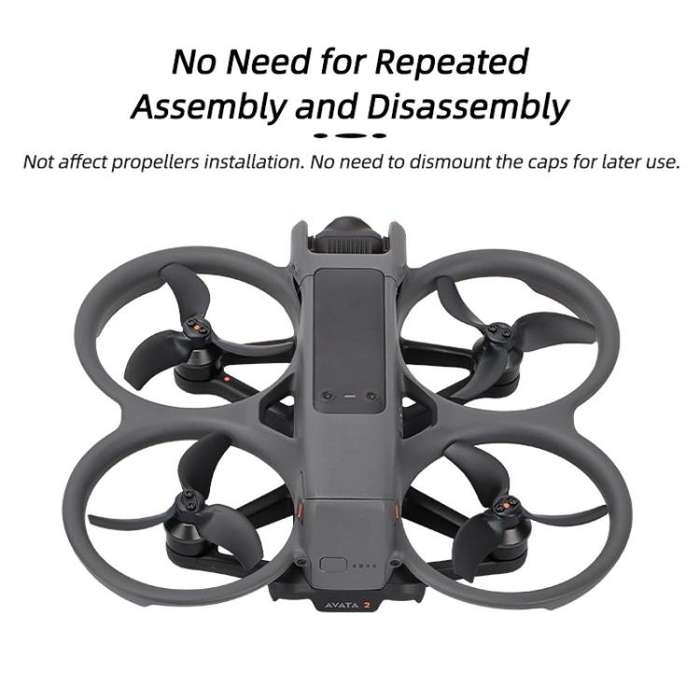 For DJI Avata 2 Sunnylife AT2-MD787 Motor Anti-dust Cover Aluminum Alloy Motor Protection Cover(B...