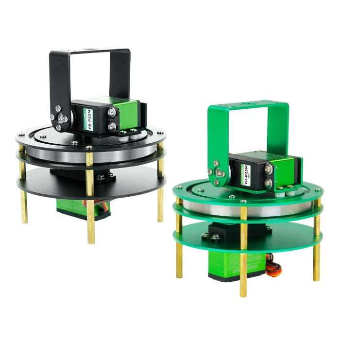 Yahboom 2DOF With Servo Electric Platform For Robot Car Green
