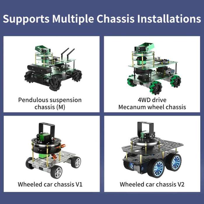 Yahboom 2DOF With Servo Electric Platform For Robot Car Green