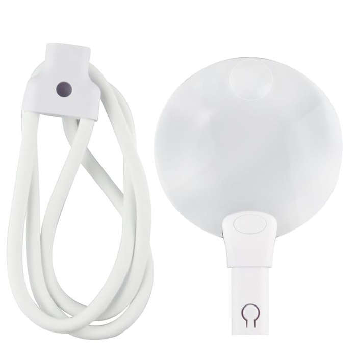 5/10X Desktop Neck-Hanging Dual-Use Reading Magnifier HD Foldable Magnifier For Elderly People Re...