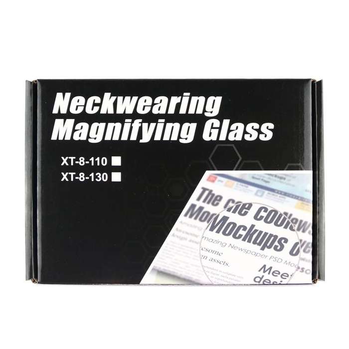 5/10X Desktop Neck-Hanging Dual-Use Reading Magnifier HD Foldable Magnifier For Elderly People Re...