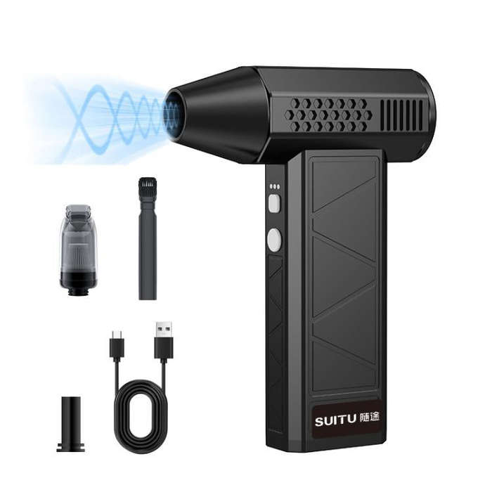 SUITU ST-8113 Outdoor Turbine Fan Home Lithium-ion Dust Blower Handheld Hair Dryer, Style: Blower...