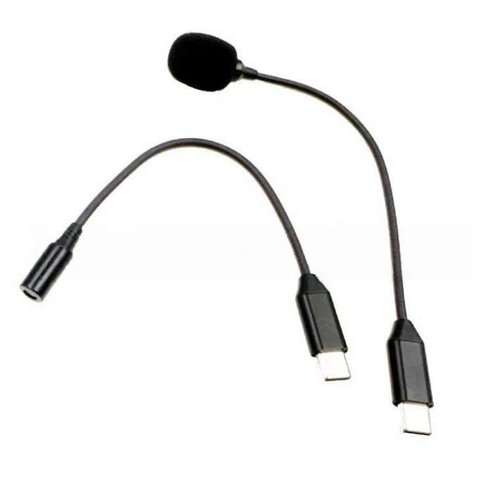 USB-C/Type-C Plug-in Microphone Speaker Mode Without Unplugging, Plug & Play Instant Audio Output...