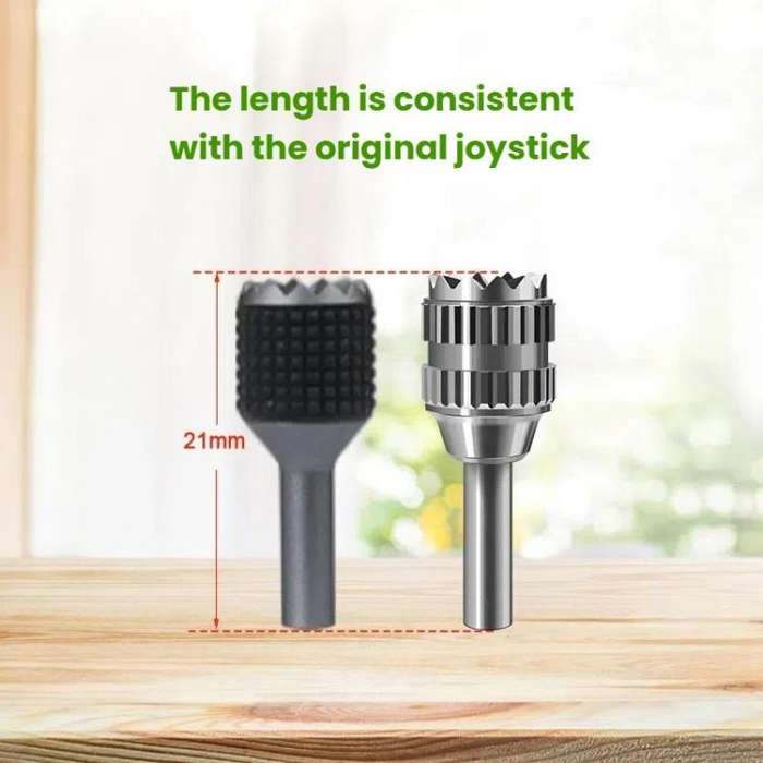 For DJI Mavic 4 Pro / RC Pro 2 Remote Controller Joystick Stainless Steel Thumb Rocker 1pair Silver