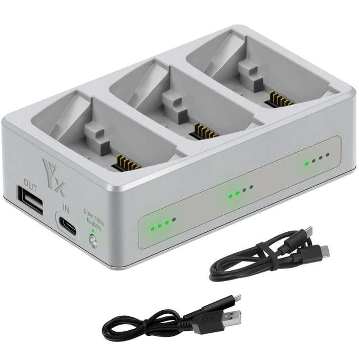For DJI Flip YX 3-Way Charger Bidirectional Battery Management System