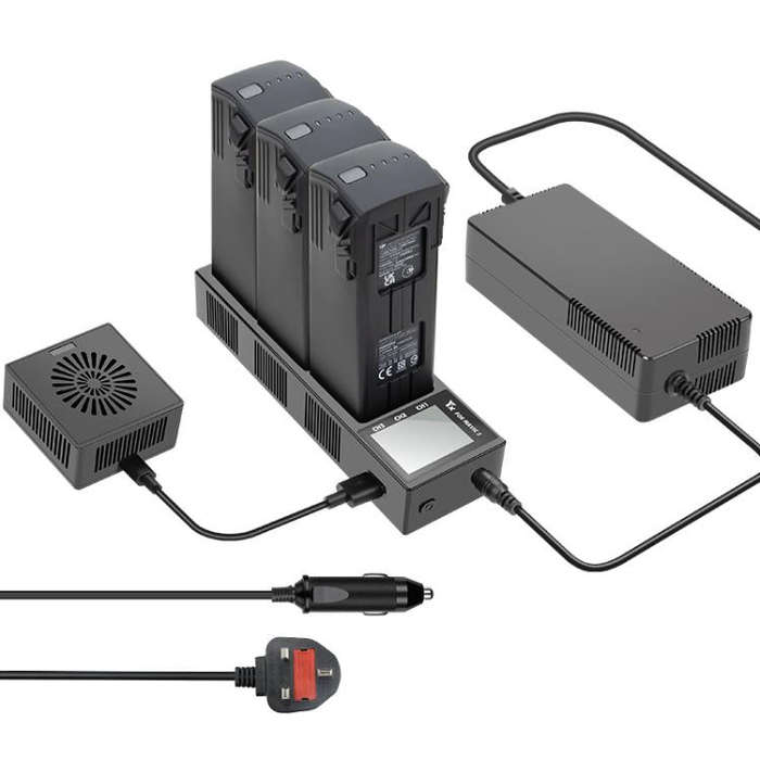 For DJI Mavic 3 YX Battery Charger Discharger Hub 3-in-1 Smart Charging Station With Color Screen...