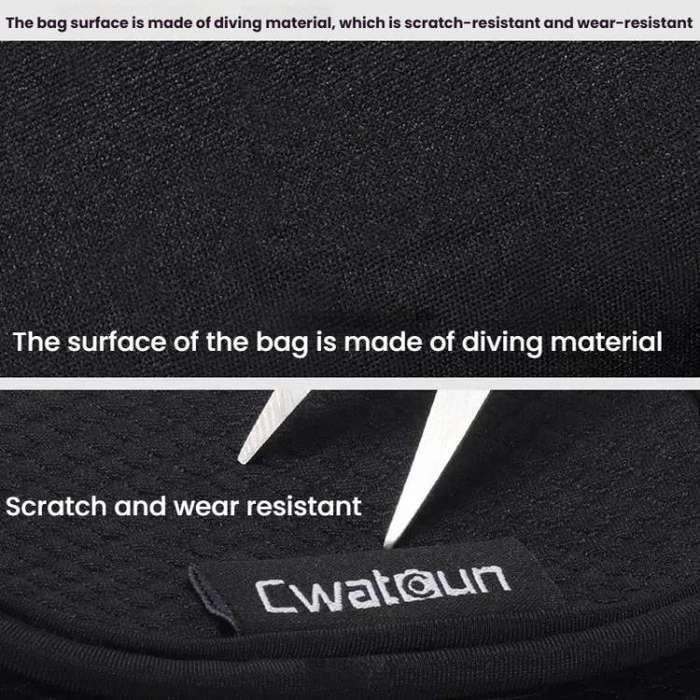 Cwatcun D200 Small Card Camera Bag Scratch-resistant Wear-resistant Portable Camera Bag(Black)