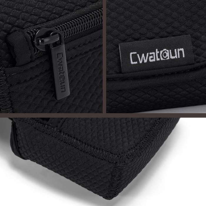 Cwatcun D200 Small Card Camera Bag Scratch-resistant Wear-resistant Portable Camera Bag(Camouflage)