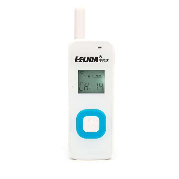 HELIDA T-M1 Mini Portable Rechargeable Two-Way Radio 22 Channels Compact Walkie Talkie EU Plug White