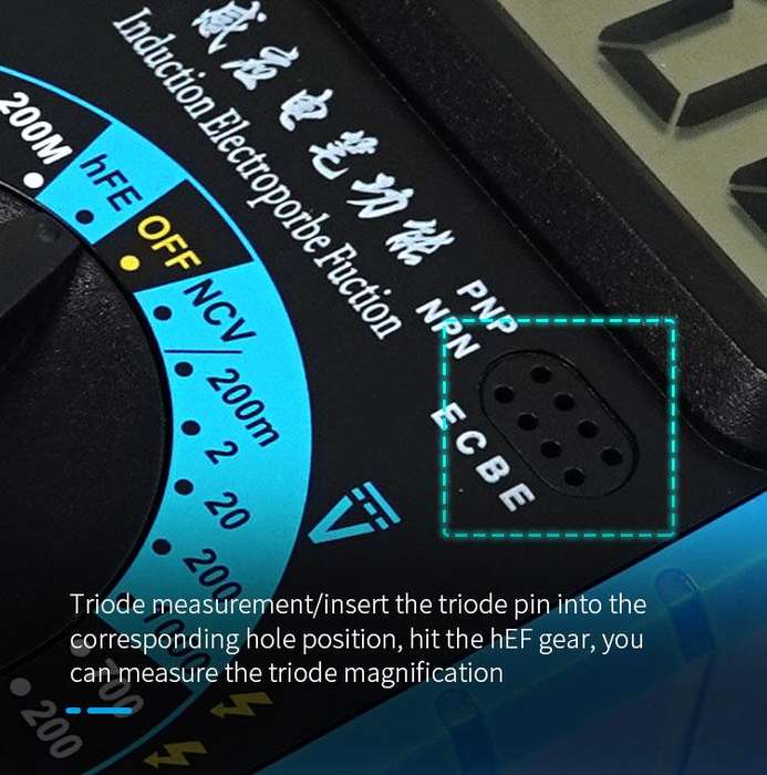 SUNSHINE DT-9205E High-Precision Digital Multimeter For Measuring Current Voltage Portable Repair...