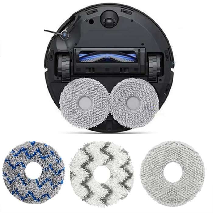 3pcs Mop Pad For Ecovacs Deebot T50 PRO / T50 PRO OMNI / T50 MAX PRO OMNI / T50 OMNI Replacement ...