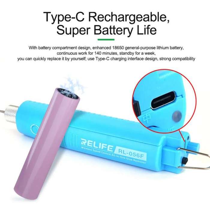 RELIFE RL-056F Wireless Speed Control Integrated Glue Removal Machine Cutting Machine Screen OCA ...