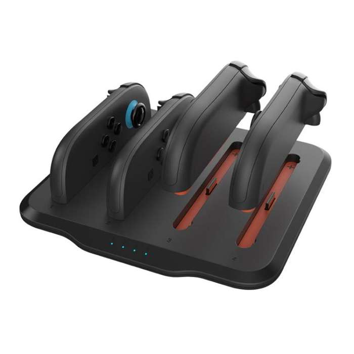 For Nintendo Switch 2 Charge Base Handle Charger With Charging Indicator Light Overcharge Protect...