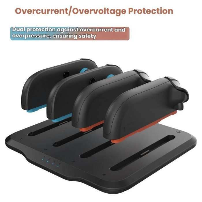 For Nintendo Switch 2 Charge Base Handle Charger With Charging Indicator Light Overcharge Protect...