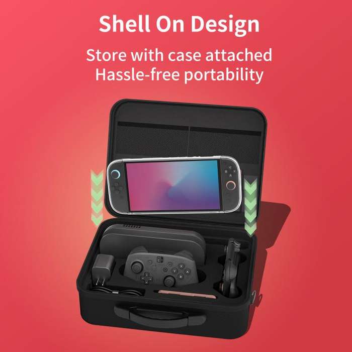 For Nintendo Switch 2 STARTRC GAMES Multifunctional Storage Bag Handbag Portable Crossbody Bag(Bl...