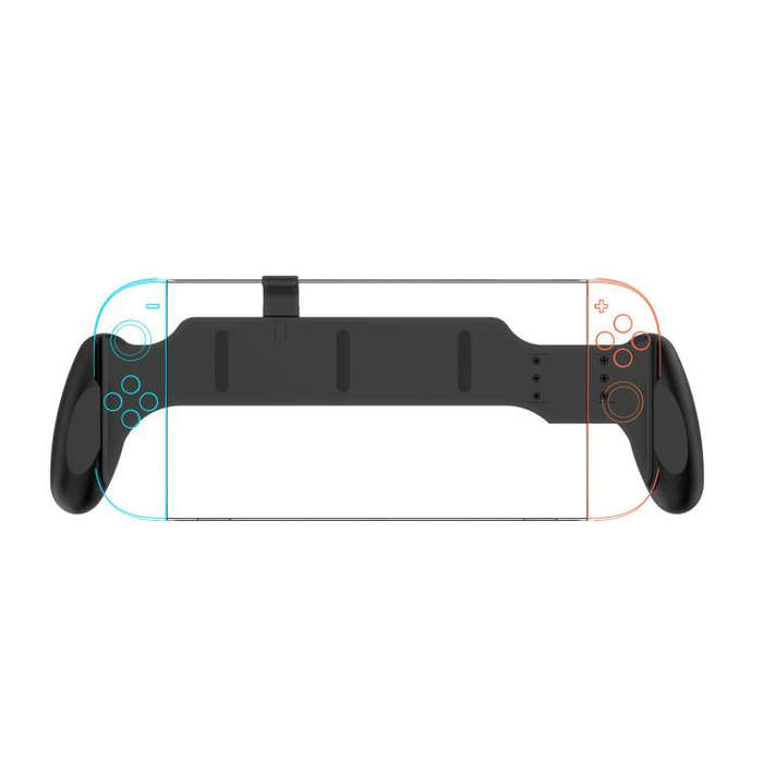 For Nintendo Switch 2 / Switch / Switch OLED Ergonomic Anti-Slip Grip Handle(Black)