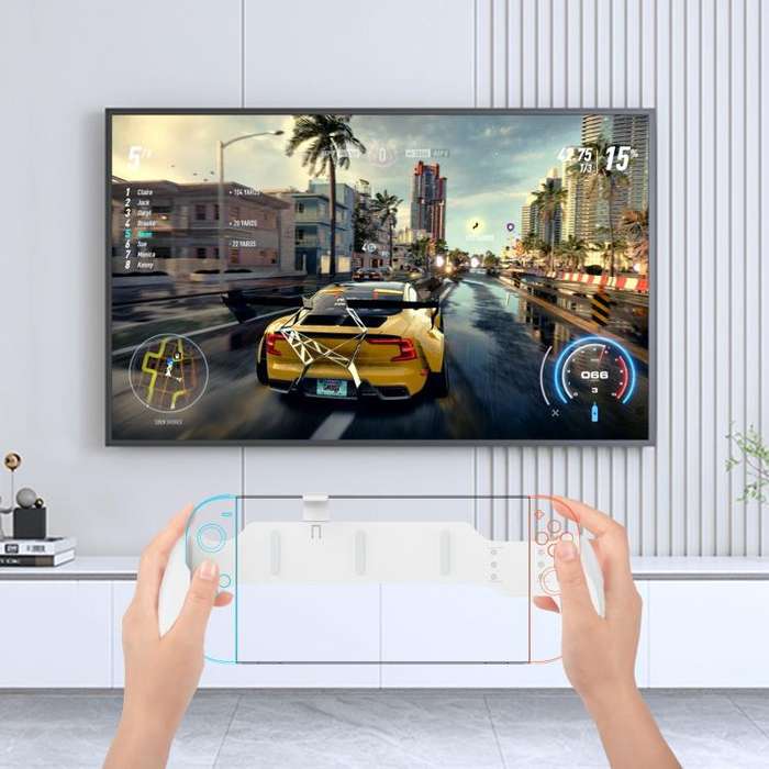 For Nintendo Switch 2 / Switch / Switch OLED Ergonomic Anti-Slip Grip Handle(Black)