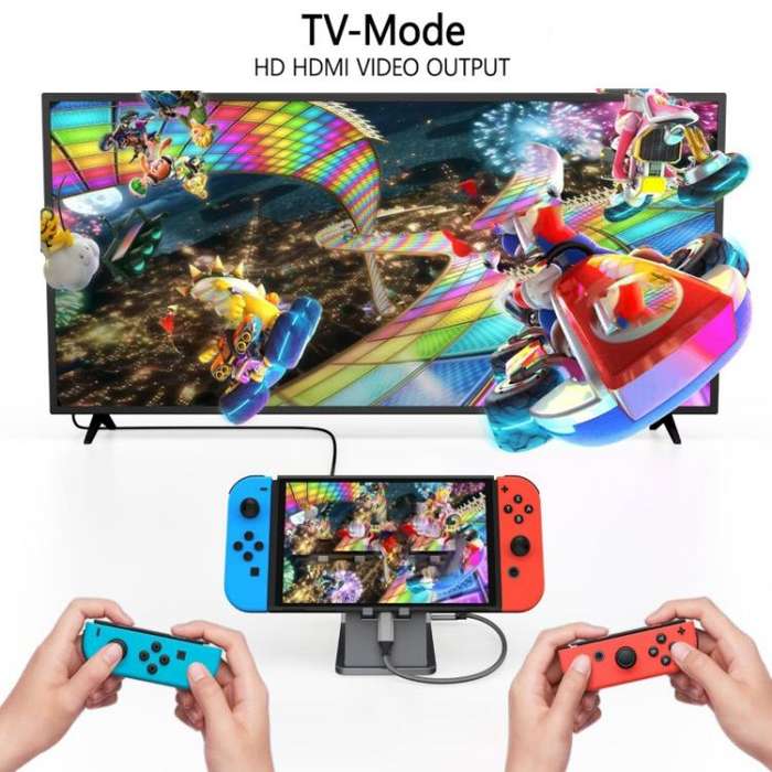 For Nintendo Switch / Switch 2 / Switch OLED Game Console Base HD Video Converter 3 In 1 Expansio...
