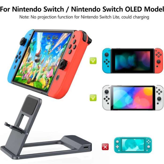 For Nintendo Switch / Switch 2 / Switch OLED Game Console Base HD Video Converter 3 In 1 Expansio...