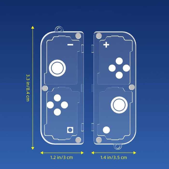 For Nintendo Switch / Switch 2 Game Card Storage Box Portable Transparent PC Card Box