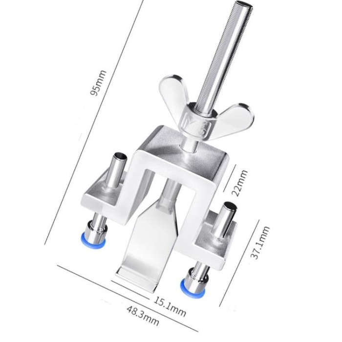 Stainless Steel Security Door Stopper Anti-Theft Door Blocker for Home, Hotel, Apartment(Silver)