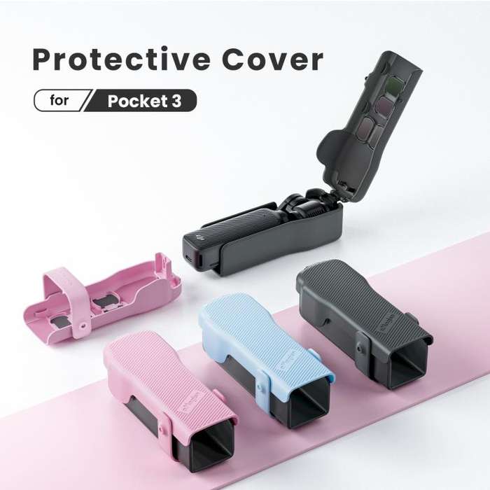 For DJI Osmo Pocket 3 Camera aMagisn Protective Cover Storage Case with 4 Magnetic Filter Slots(B...