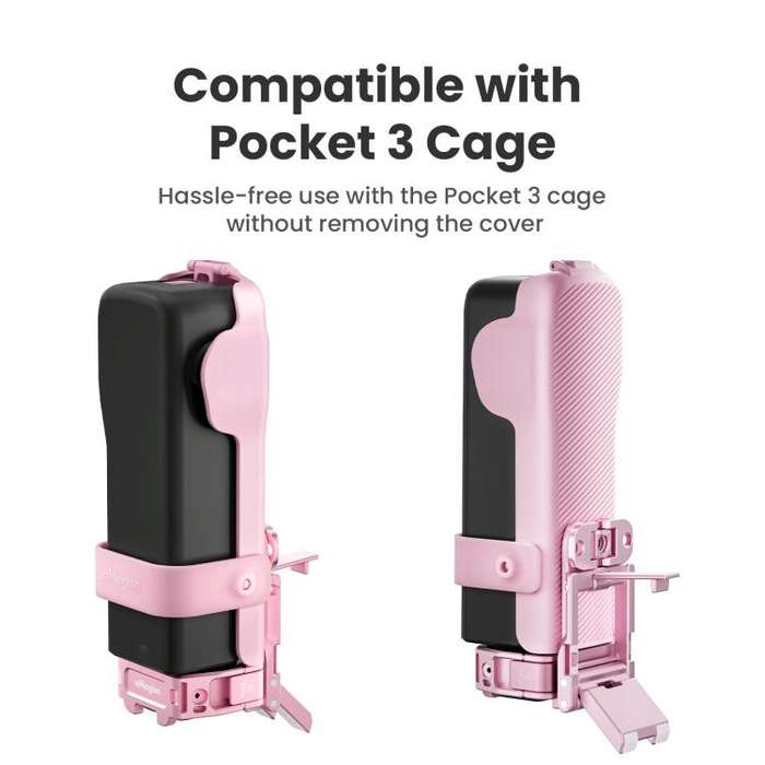 For DJI Osmo Pocket 3 Camera aMagisn Protective Cover Storage Case with 4 Magnetic Filter Slots(B...