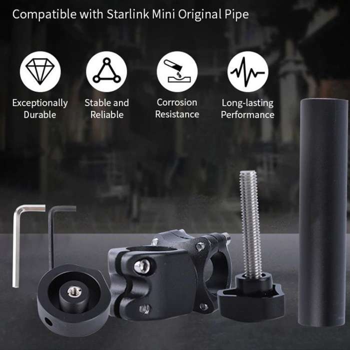 For Starlink Mini S2029 Aluminium Alloy Roof Rack Set